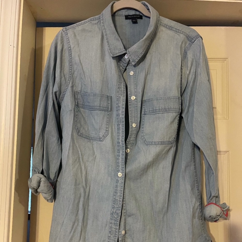 Womens Tommy Hilfiger Demin Shirt